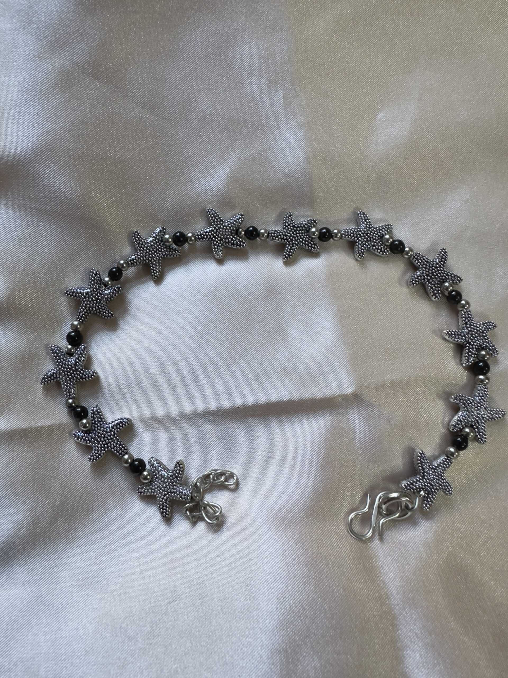 Oxidise Starfish Anklets