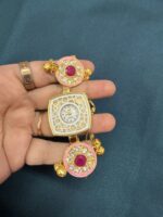 Women Dial & Bracelet Style Straps Analogue Watch -W19 - Image 5
