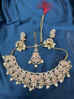 Beautiful Pakistani Set With Earrings and Mangtika - Image 2