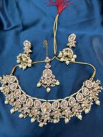 Beautiful Pakistani Set With Earrings and Mangtika - Image 5