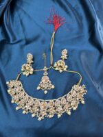 Beautiful Pakistani Set With Earrings and Mangtika - Image 4